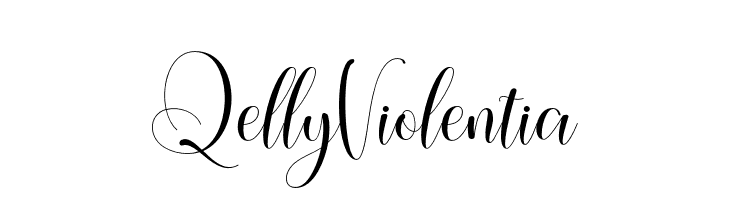 QellyViolentia  Frei Schriftart Herunterladen