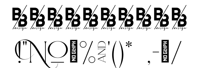Qene-G Demo Font OTHER CHARS