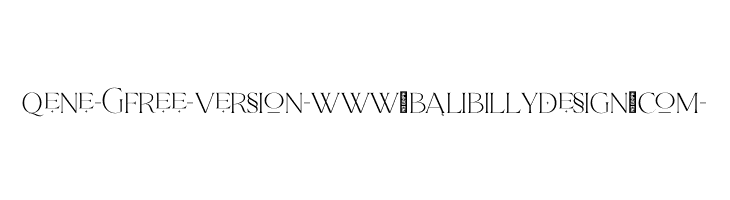 Qene-G FREE-Version-www.balibillydesign.com-  免费字体下载