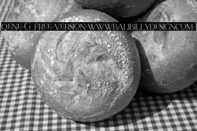 Qene-G FREE-Version-www.balibillydesign.com- Font examples