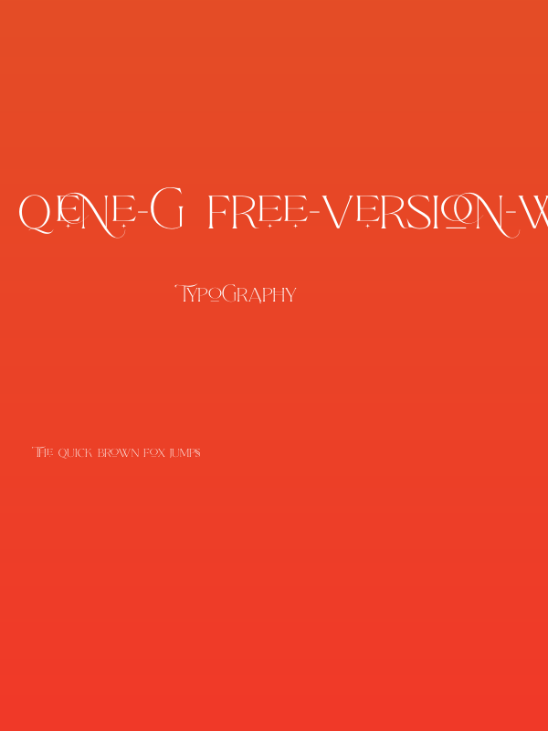 Qene-G FREE-Version-www.balibillydesign.com- Poster