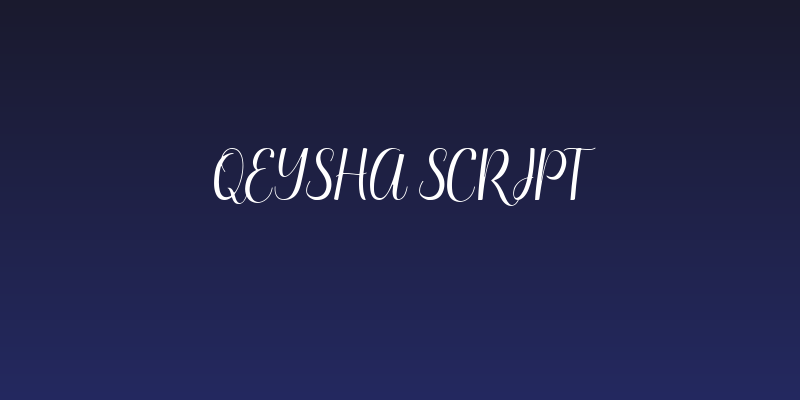 Qeysha Script Social Header