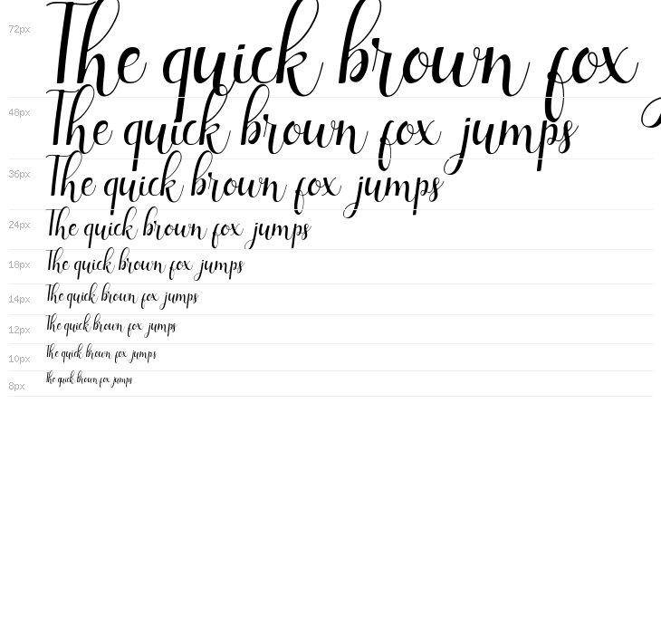 Qeysha Script Waterfall