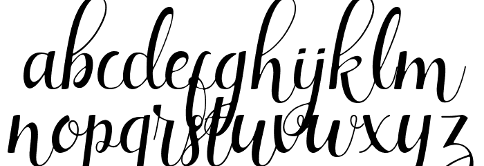 Qeysha Script لخطوط تنزيل صغيرة