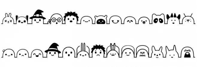 Qezbriln Line 字体 小写