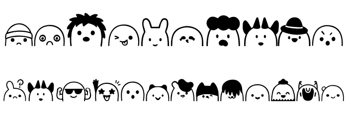 Qezbriln Font OTHER CHARS