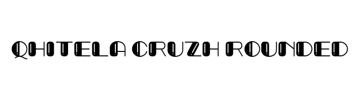 Qhitela Cruzh Rounded  Descarca Fonturi Gratis
