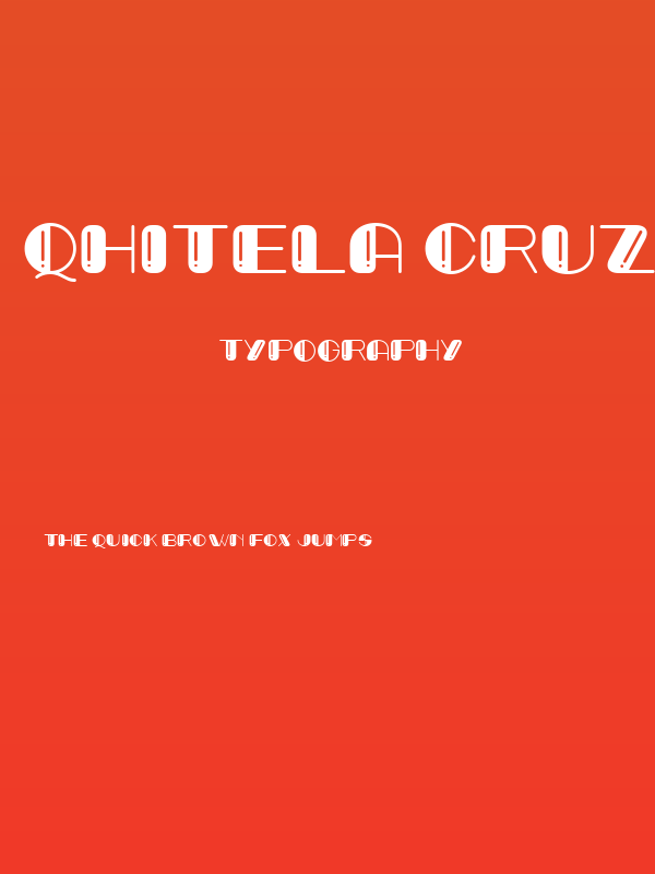 Qhitela Cruzh Rounded Poster