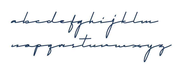 Qhueeny Signature Lowercase