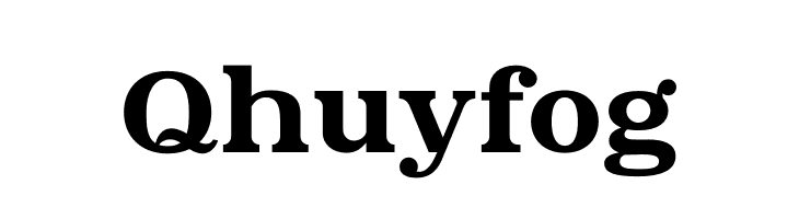 Qhuyfog  font caratteri gratis