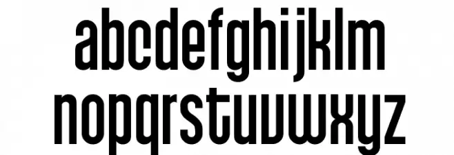 Qhytsdakx Schriftart Kleinbuchstaben