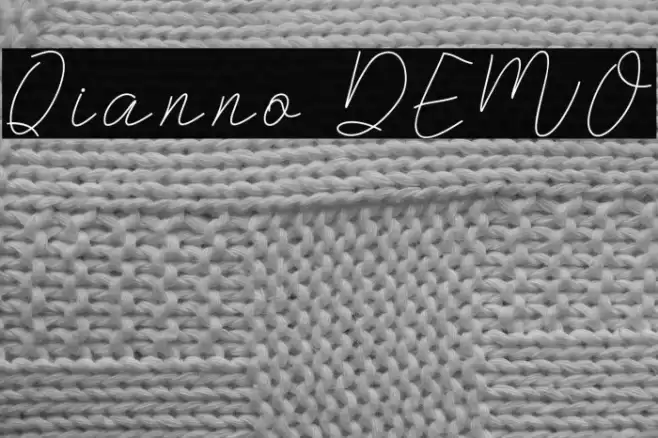 Qianno DEMO Font examples