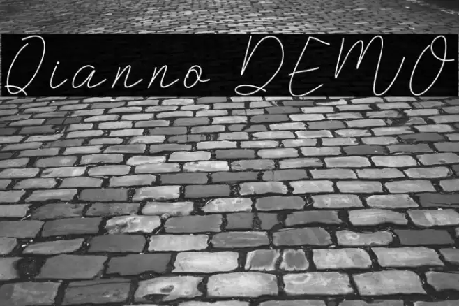 Qianno DEMO Font examples