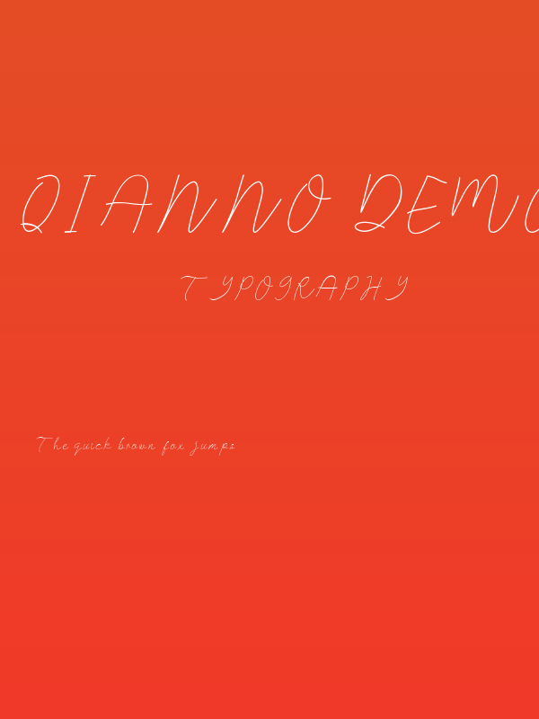 Qianno DEMO Poster