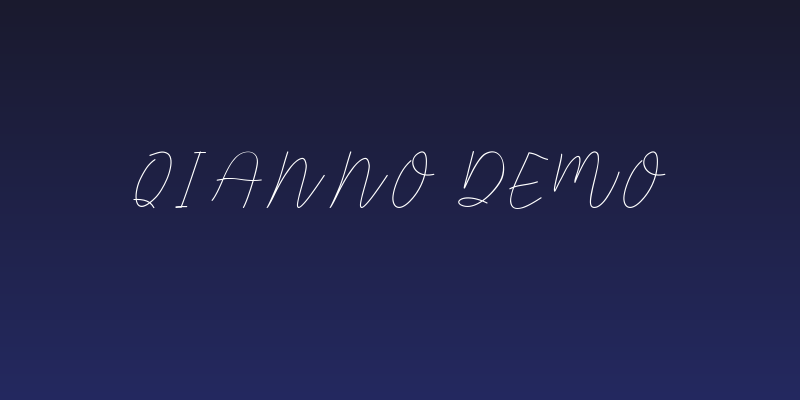 Qianno DEMO Social Header