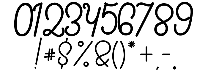 Qiara Tosfa Font OTHER CHARS