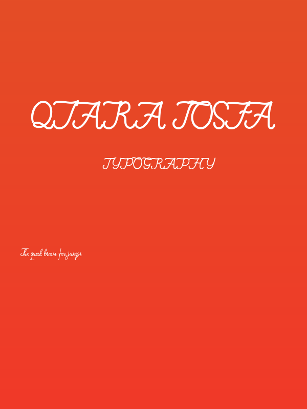 Qiara Tosfa Poster