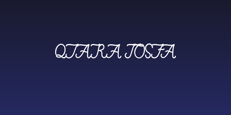 Qiara Tosfa Social Header