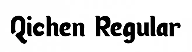 Qichen Regular  フリーフォントのダウンロード
