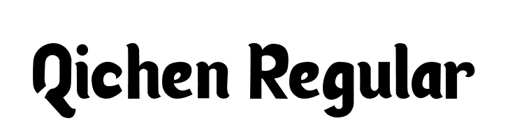 Qichen-Regular  Frei Schriftart Herunterladen