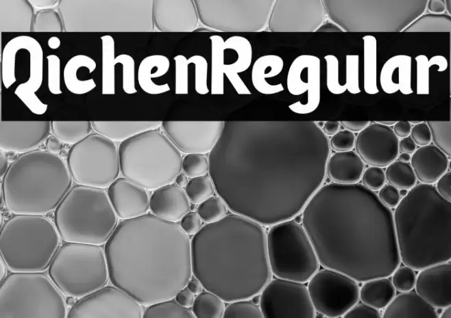 Qichen-Regular Font examples