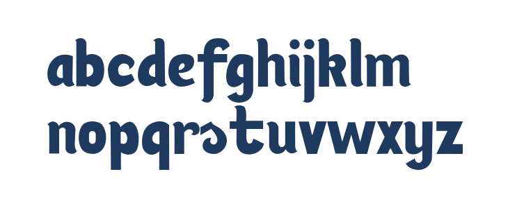 Qichen-Regular Lowercase