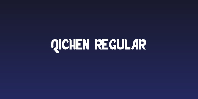 Qichen Regular Social Header