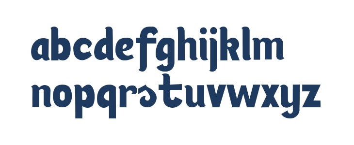 Qichen Regular Lowercase