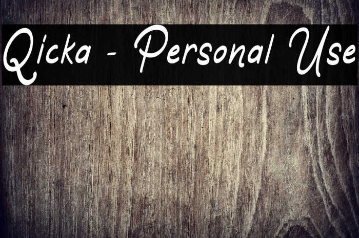 Qicka - Personal Use Example 3