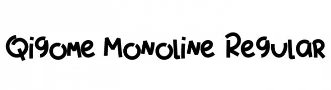 Qigome Monoline Regular 