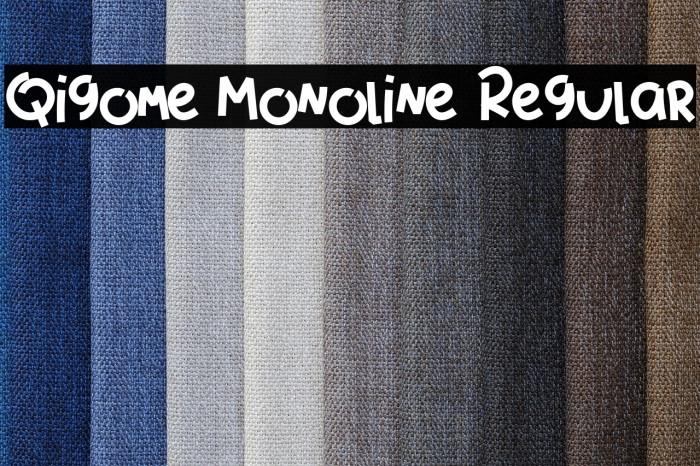Qigome Monoline Regular Example 1