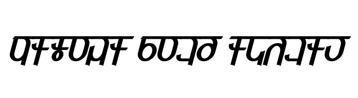 Qijomi Bold Italic Font