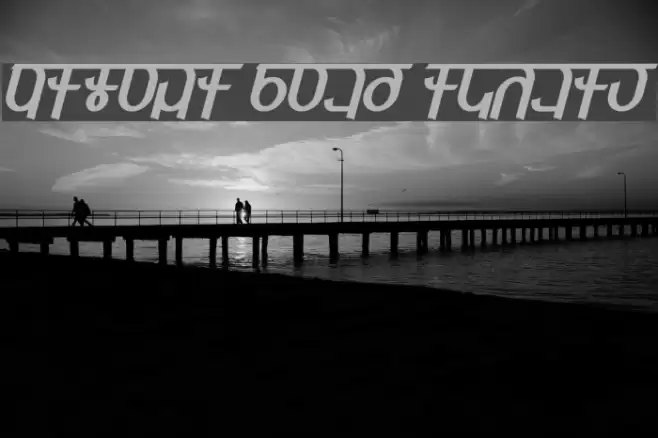 Qijomi Bold Italic Font examples