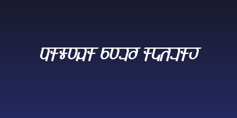 Qijomi Bold Italic Social Header