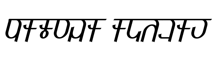 Qijomi Italic Font