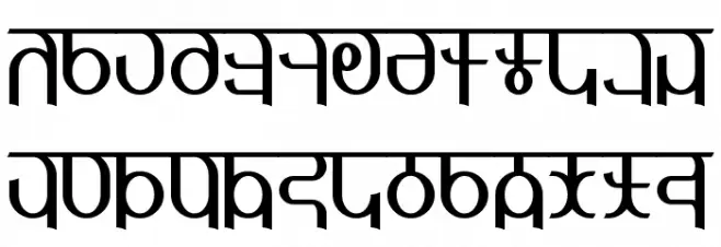 Qijomi Schriftart Kleinbuchstaben