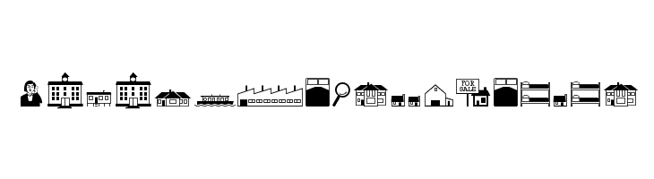 Qikicons Real Estate  لخطوط تنزيل