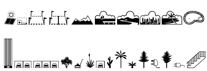 Qikicons Real Estate Font OTHER CHARS