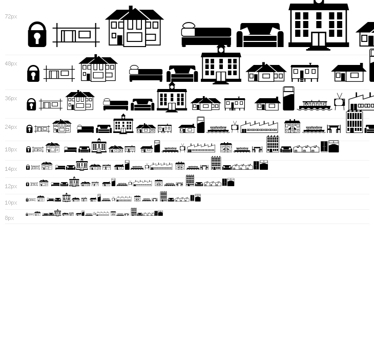 Qikicons Real Estate Waterfall