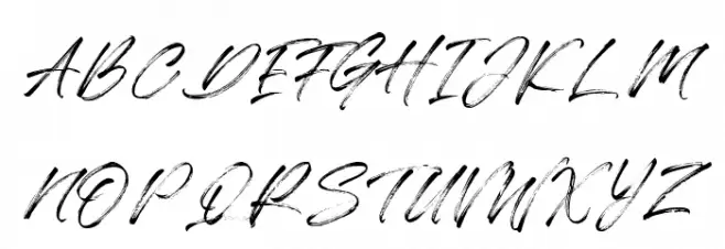 Qillsey Einstein Schriftart Groß