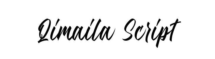 Qimaila Script  font caratteri gratis