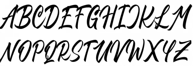 Qimaila Script Polices MAJUSCULES