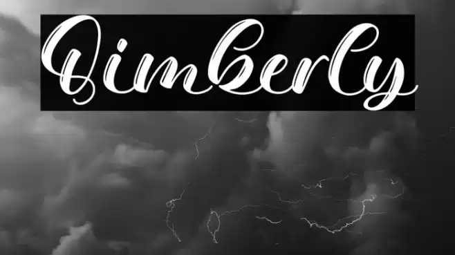 Qimberly Font examples