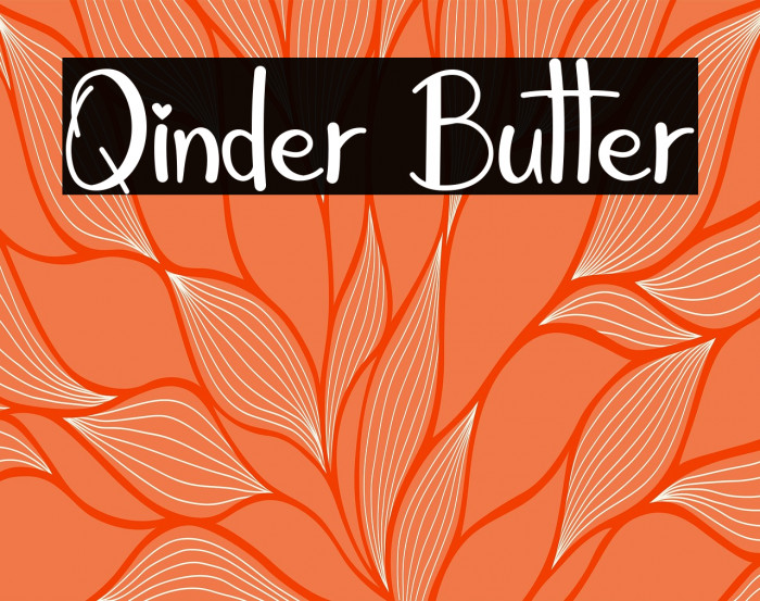 Qinder Butter Example 3