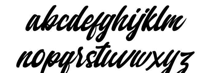 Qintan Script Free Regular Fuentes MINÚSCULAS
