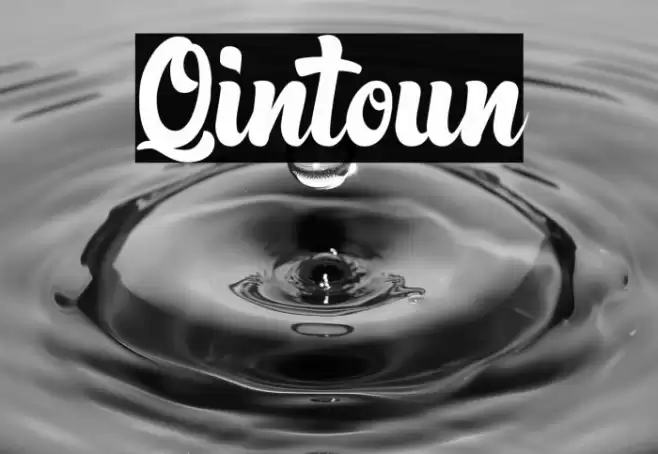 Qintoun Font examples