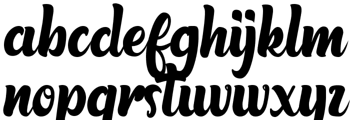 Qintoun Font LOWERCASE