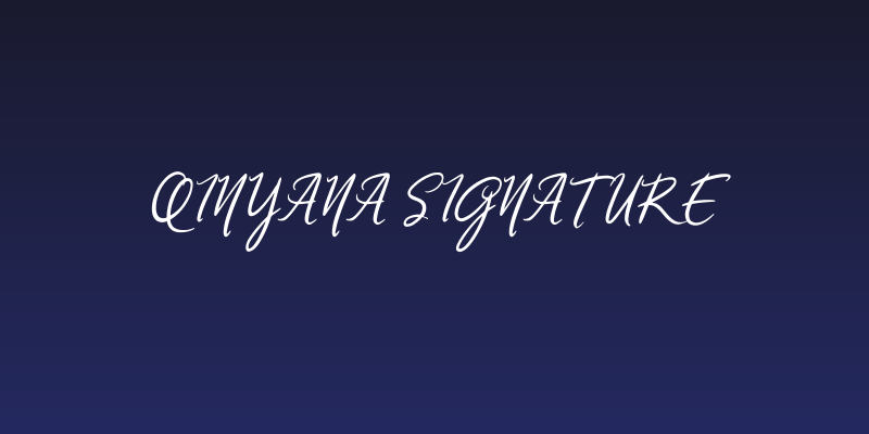 Qinyana Signature Social Header
