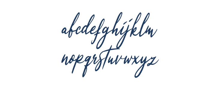 Qinyana Signature Lowercase