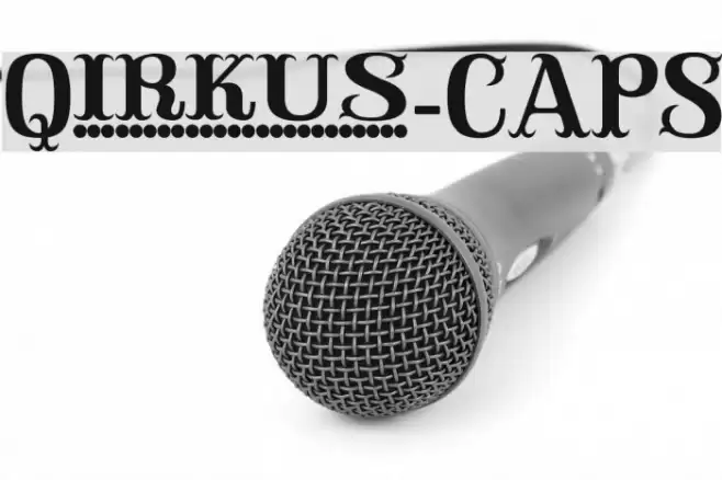 Qirkus-CAPS Font examples